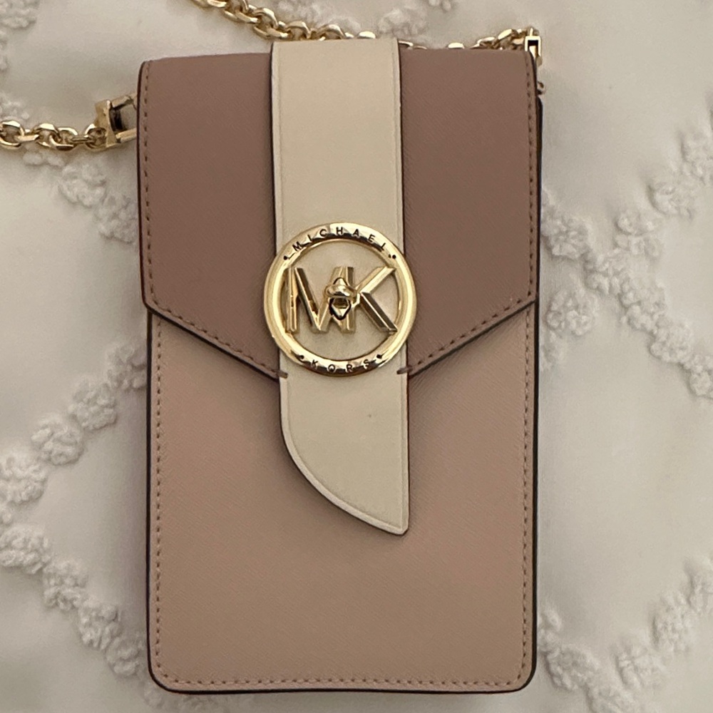 Elegant Beige and Cream Crossbody Bag - Picture 5 of 7